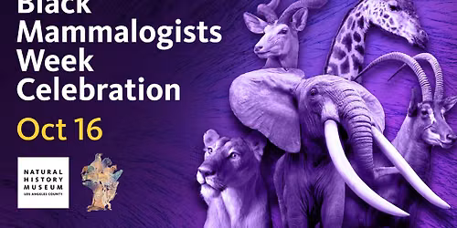 Black Mammalogists Week Celebration at the Natural History Museum of Los Angeles County