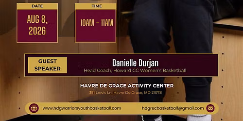 Havre De Grace Youth Basketball Program: Coaches Clinic 2026 (Session 1)