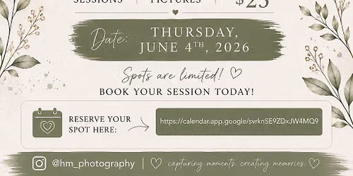 \ud83d\udcf8 HM Photography Mini Sessions at Viridian