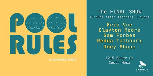 The Final Pool Rules Show at The Collective