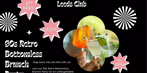 90s Retro Bank Holiday Bottomless Brunch party