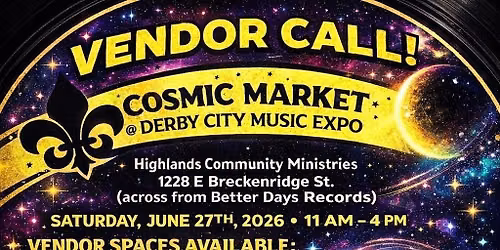 Cosmic Market @ Derby City Music Expo