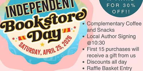 Independent Bookstore Day!!