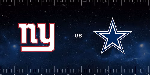 New York Giants vs. Dallas Cowboys