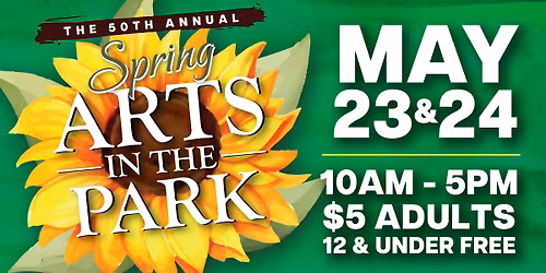 50th Annual Spring Arts in the Park Festival \u2013 May 23rd-24th, 2026, in Blue Ridge GA