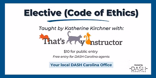 $10 November In-Person Code of Ethics & Fair Housing (RDU)