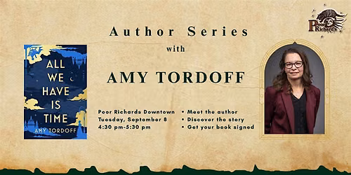 Author Series: Amy Tordoff | All We Have Is Time