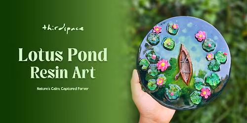 Lotus Pond Resin Art