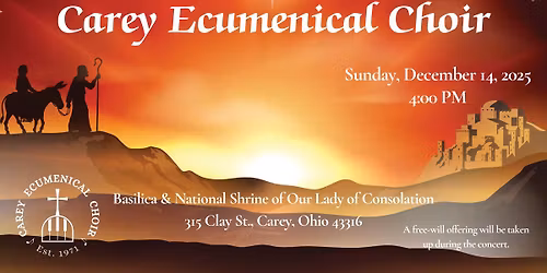 51st Annual Carey Ecumenical Choir Christmas Concert