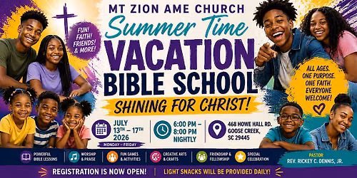 Mt. Zion AME Vacation Bible School