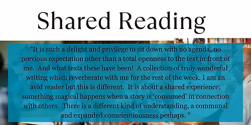 Shared Reading - Read to Connect