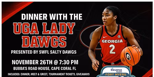 Team Dinner with the UGA Lady Dawgs Basketball Team