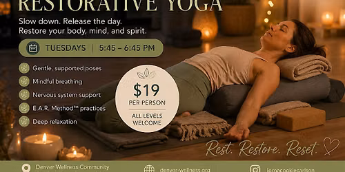 The Evening Reset: Restorative Yoga