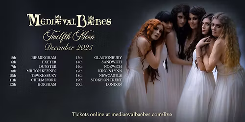 Mediaeval Baebes Twelfth Moon - Stoke On Trent