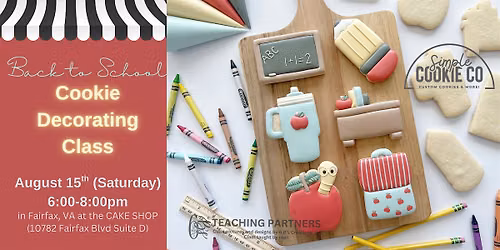 Back to School Cookie Decorating Class | Fairfax, VA