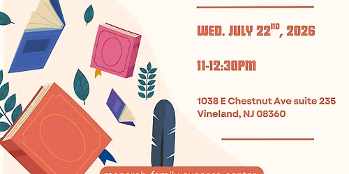 JULY PAC meeting & Pop Up Book Shop