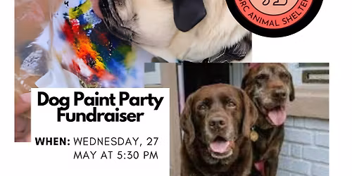 Dog Paint Party Fundraiser
