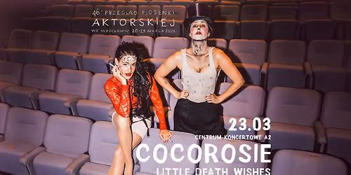 COCOROSIE "LITTLE DEATH WISHES" na 46. PPA 