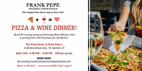 Frank Pepe Wine Dinner