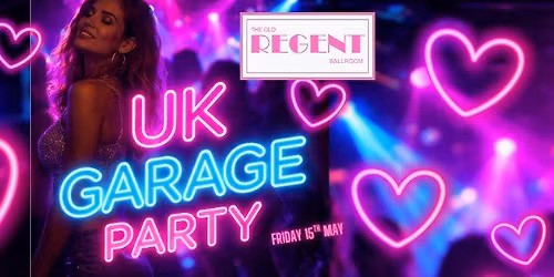 UK Garage Party. With DJ and MC Vocalist