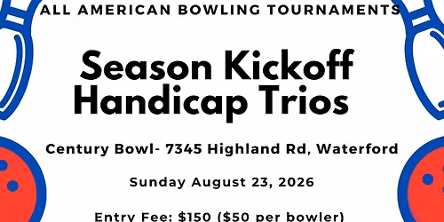 Season Kickoff Handicap Trios