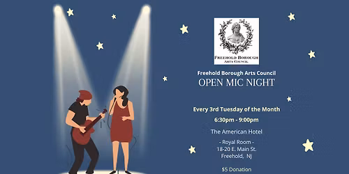 HOLIDAY PARTY with FBAC Open Mic\/Jam @ The American Hotel ----- Doors Open 6:30pm Event 7:00-9:00pm