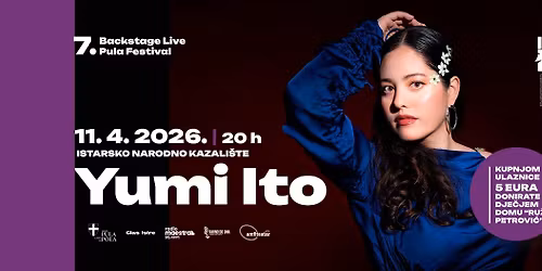 Yumi Ito\/7. Backstage Live Pula Festival