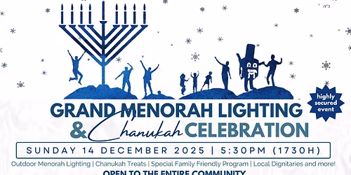 Grand Menorah Lighting & Chanukah Celebration