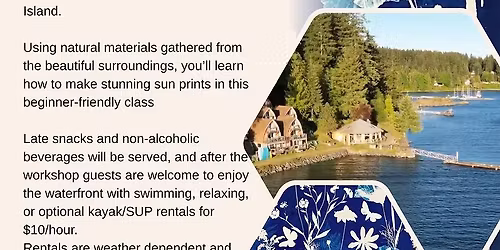 Cyanotype, Sun Printing and Swim at Jade Resort