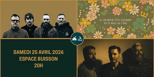 Le Cotentin F\u00eate l\u2019Irlande #5 \u2022 Soir\u00e9e Rock Irlandaise