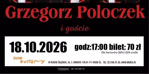 Jubileuszowy koncert Grzegorza Poloczka