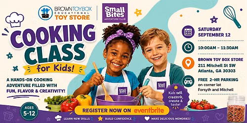 STEAM Saturday Cooking Class with Small Bites Adventure Club