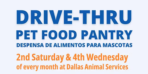 Pet Food Pantry at Dallas Animal Services
