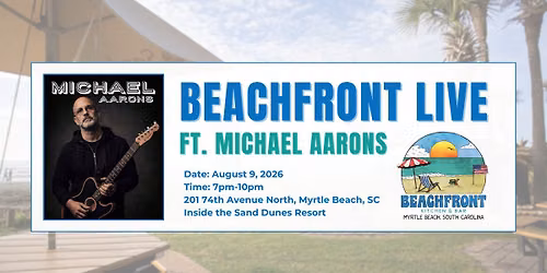 Beachfront Live ft Michael Aarons