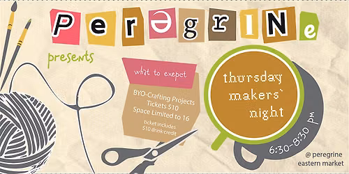 Makers' Nights @ Peregrine Espresso