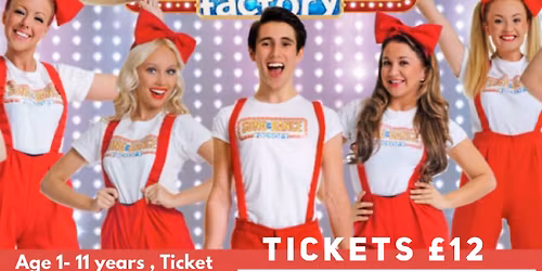 KIDDIES XMAS PARTY with the SONG & DANCE FACTORY - SUNDAY 7th DEC TICKETS \u00a312