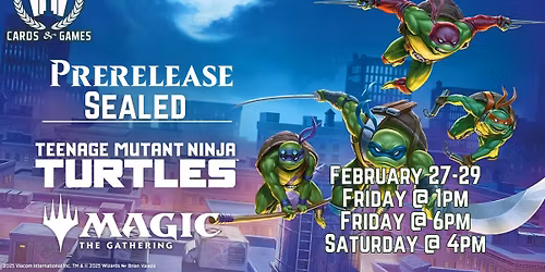 Magic The Gathering: TMNT Prerelease Sealed