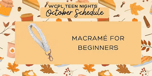 Macrame for Beginners Main Wilson Library