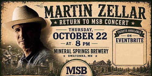 Martin Zellar Duo at Mineral Springs Brewery
