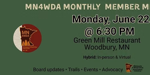 MN4WDA June Membership Meeting
