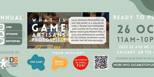 Game Artisans Protospiel (G.A.P.)