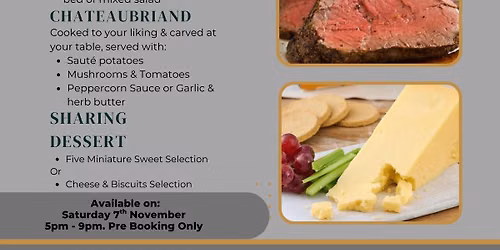 Chateaubriand Sharing Night