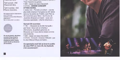 18 ans de journ\u00e9es Brassens \u00e0 Canet