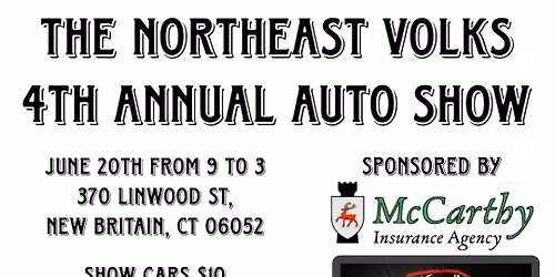 The Northeast Volks 4th annual auto show