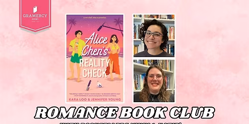 Gramercy\u2019s Romance Book Club Picks Alice Chen\u2019s Reality Check for January!