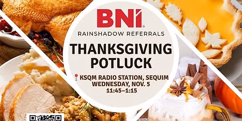 Thanksgiving Kick-Off Potluck Mixer