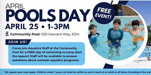 FREE: April Pools Day!