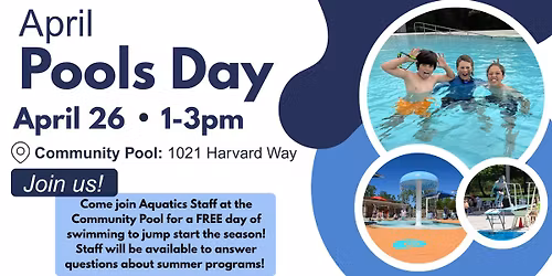 FREE: April Pools Day!