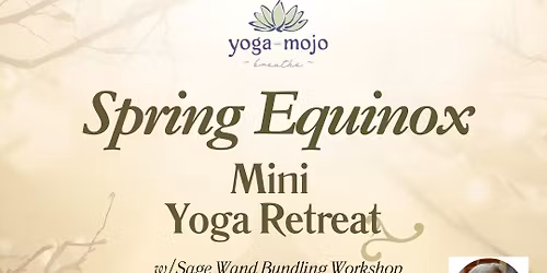 Yoga-Mojo's Spring Equinox Mini-Yoga Retreat at Cary Yoga Collective