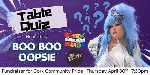 Table Quiz hosted by Boo Boo Oopsie